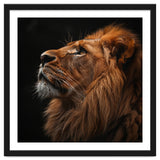 Majestic Lion Portrait Profile Majestic Beast thumbnail