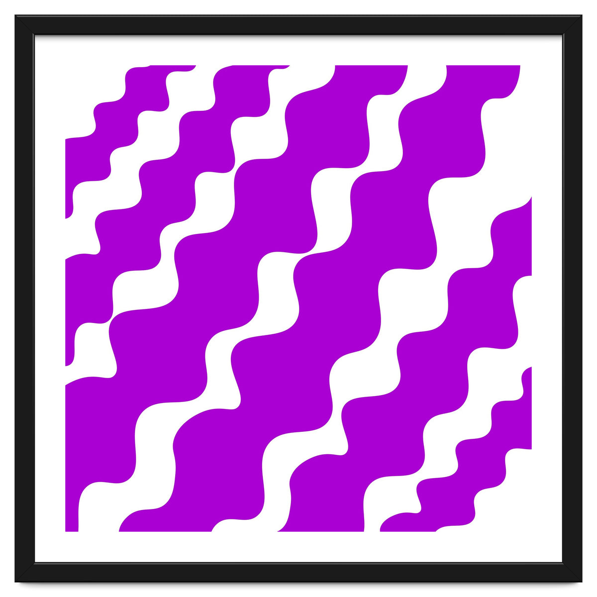 Purple Wavy Pattern