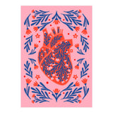 Floral Anatomical Heart (Print Only) thumbnail