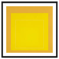 JOSEF ALBERS - HOMAGE TO THE SQUARE YELLOW
