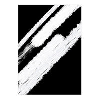 Abstract Brown and Black Lines (Print Only)