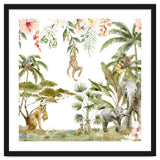 Watercolor Wild Animals Jungle thumbnail
