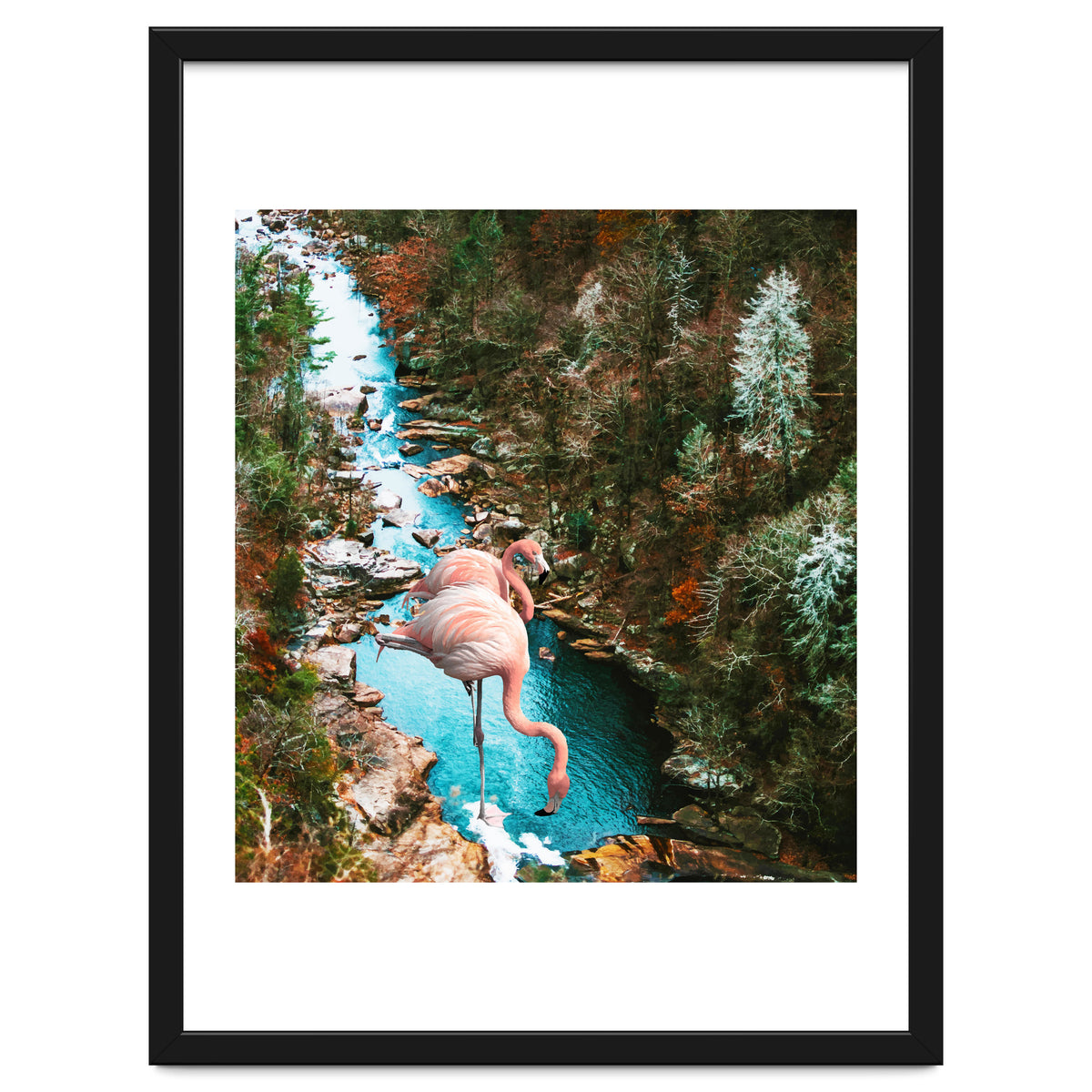 Flamingo Forest #society6 #decor #buyart