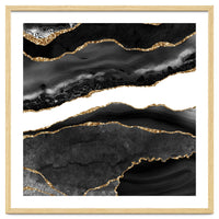 Black & Gold Agate Texture 08