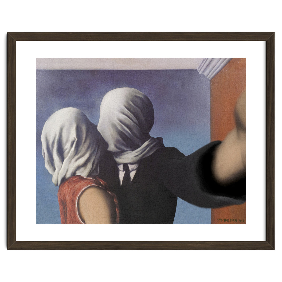 Lovers - Magritte - Selfie