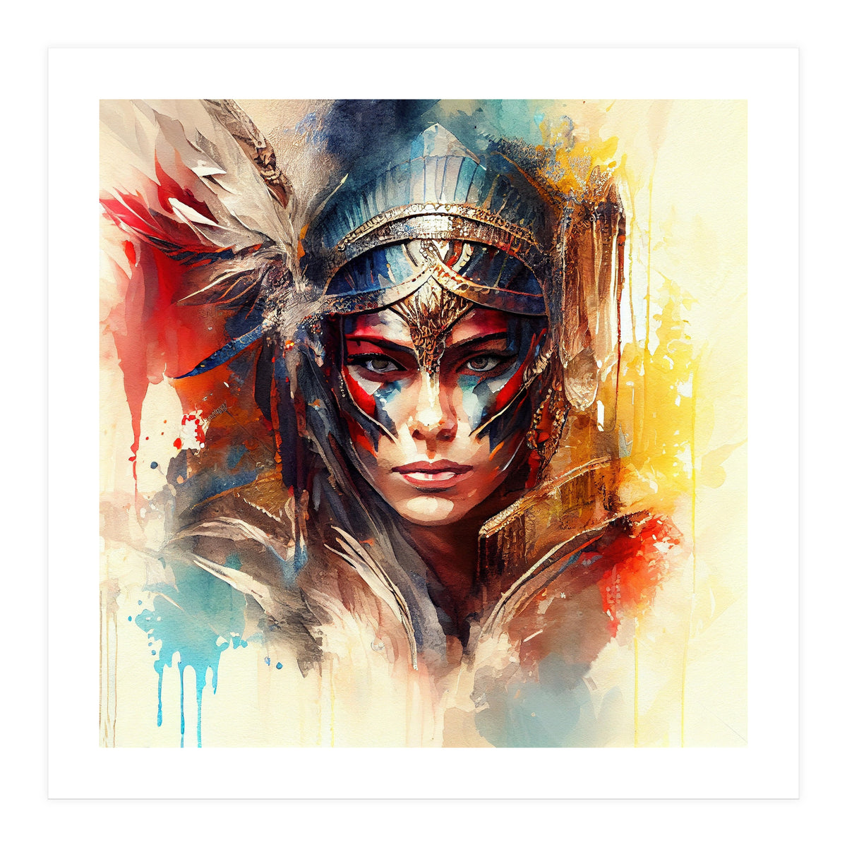 Powerful Warrior Woman #5 (Print Only)