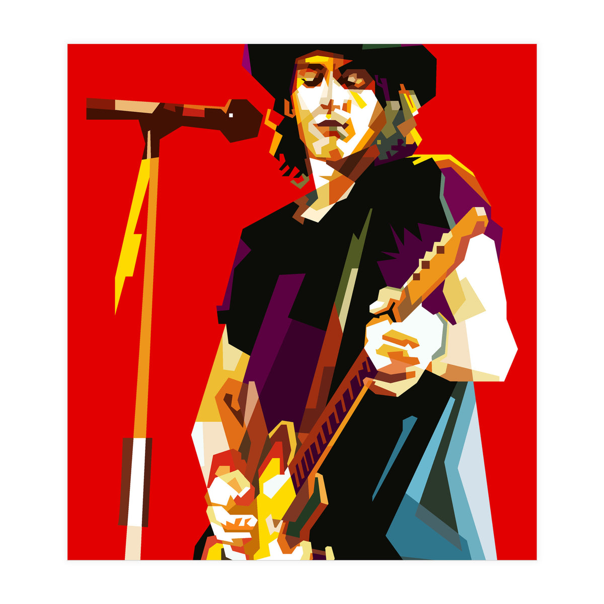 Izzy Stradlin Pop Art WPAP Trending Now (Print Only)