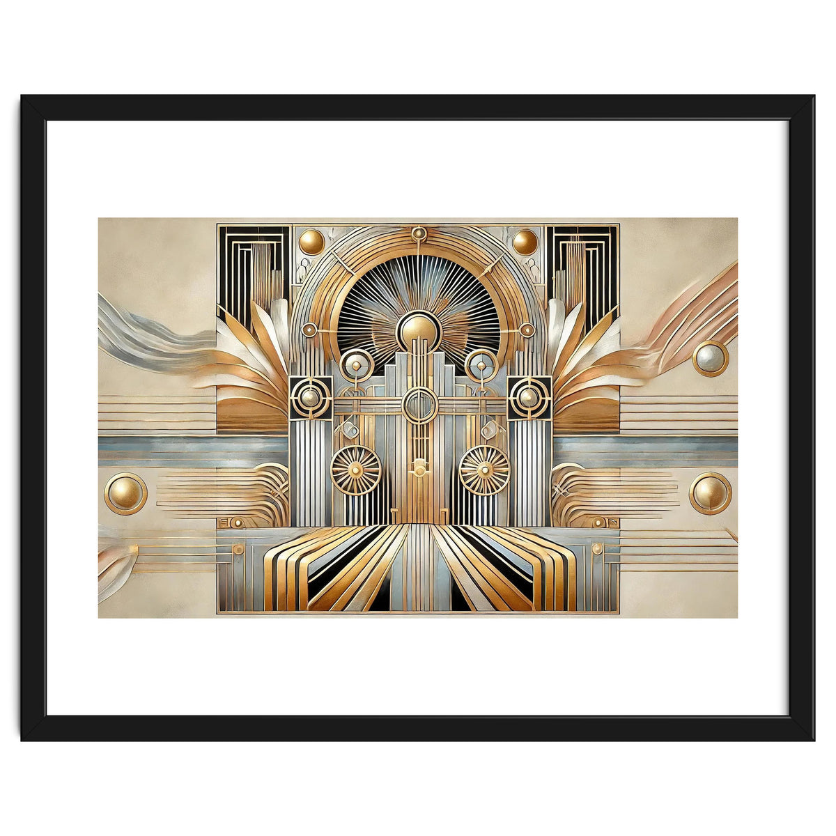 Art Deco Gold Architecture