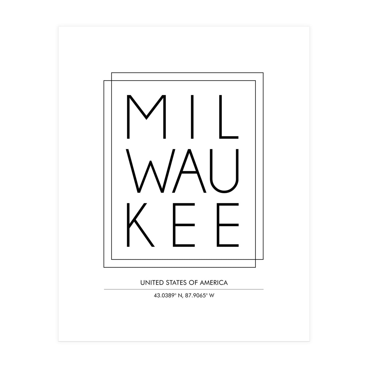 Milwaukee (Print Only)