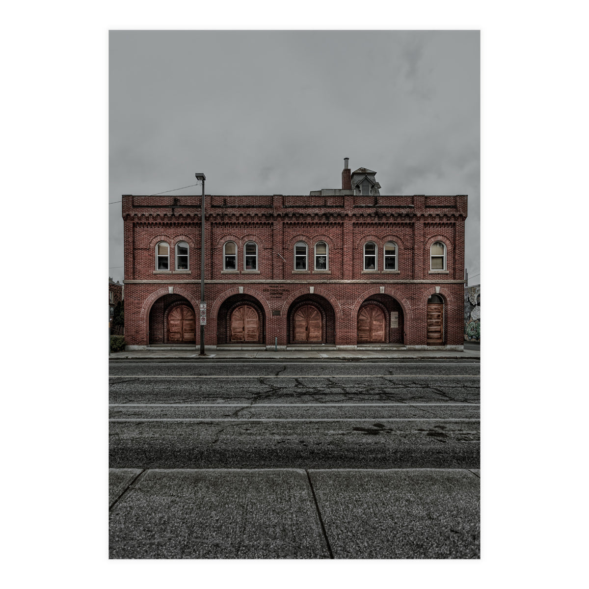 Central Fire Hall No 1 Color Version (Print Only)