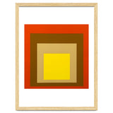 Josef Albers - Red, Brown, Golden thumbnail