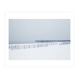 Pier in the winter seascape (Print Only) thumbnail