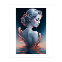 The Beauty of a Woman in an Exotic Pose (Print Only)