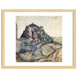 'Castle and Town of Arco', 1495, Watercolour on paper, 22,3 x 22,3 cm. thumbnail