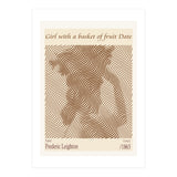 Girl With A Basket Of Fruit Date – Frederic Leighton (1863) (Print Only) thumbnail