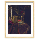 Dark Baroque Table still life moody still life oils thumbnail