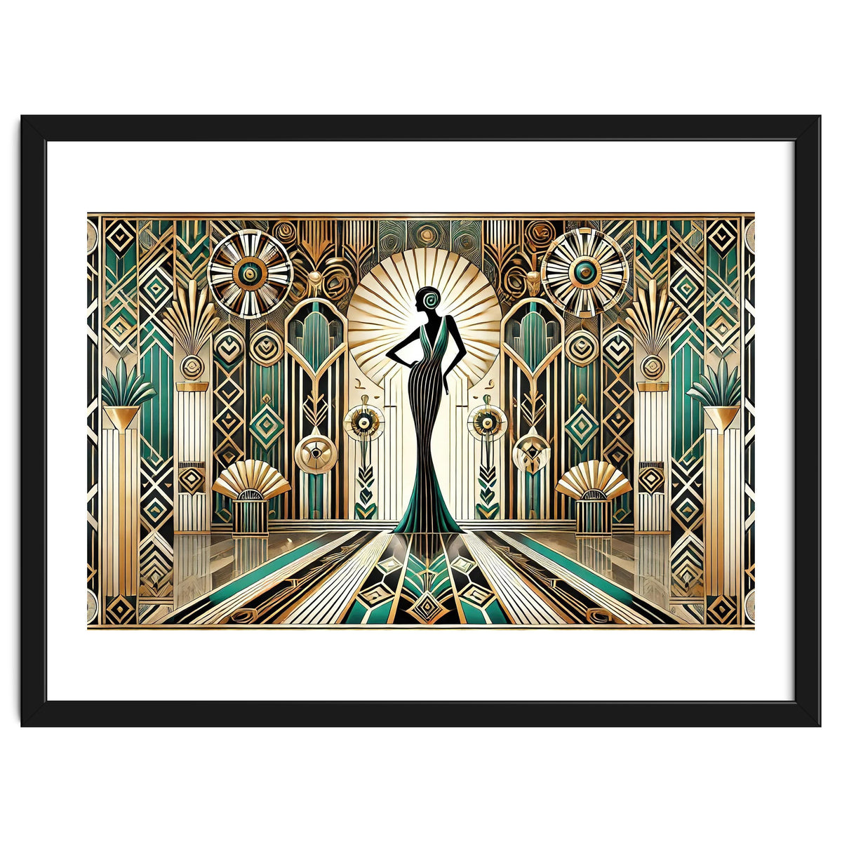 Art Deco Glamour Woman