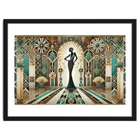 Art Deco Glamour Woman