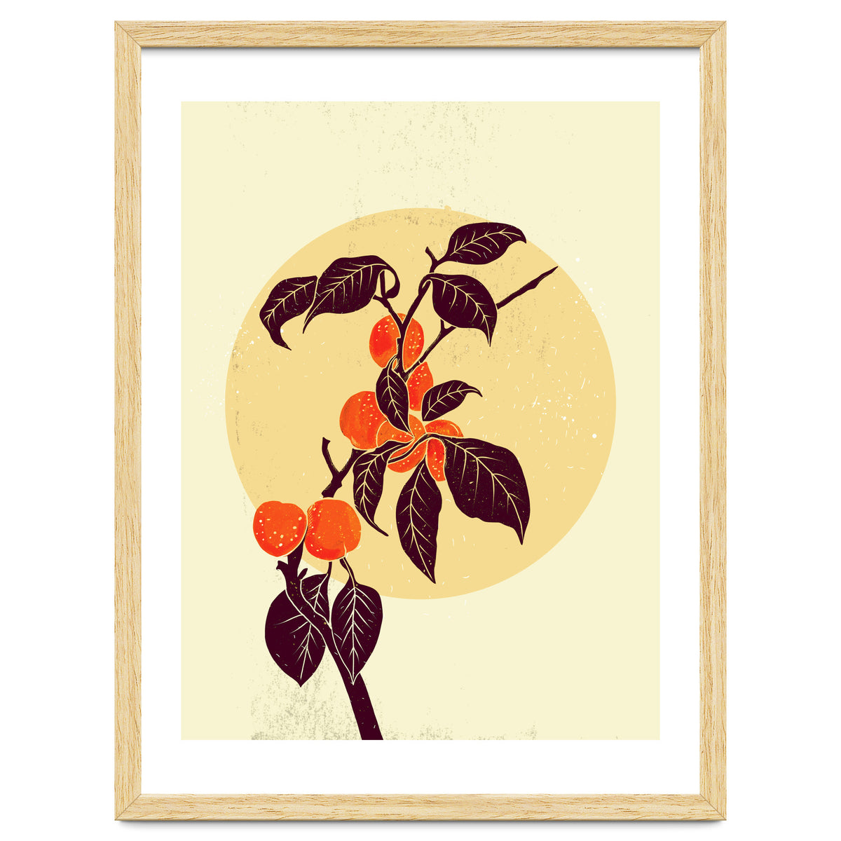 Peach Tree in the moonlight