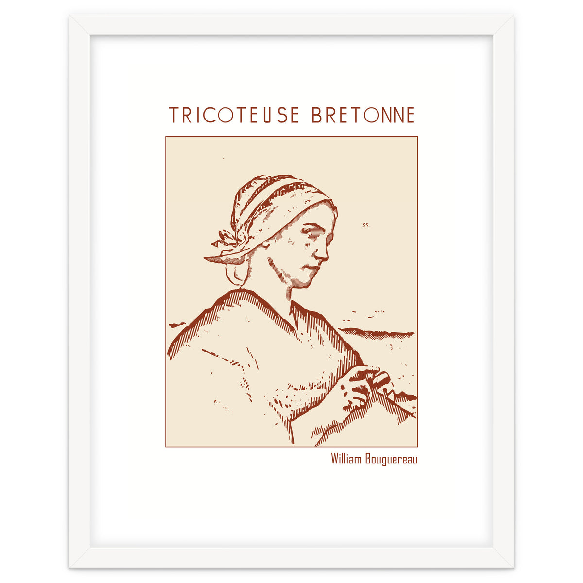 Tricoteuse Bretonne – William Bouguereau