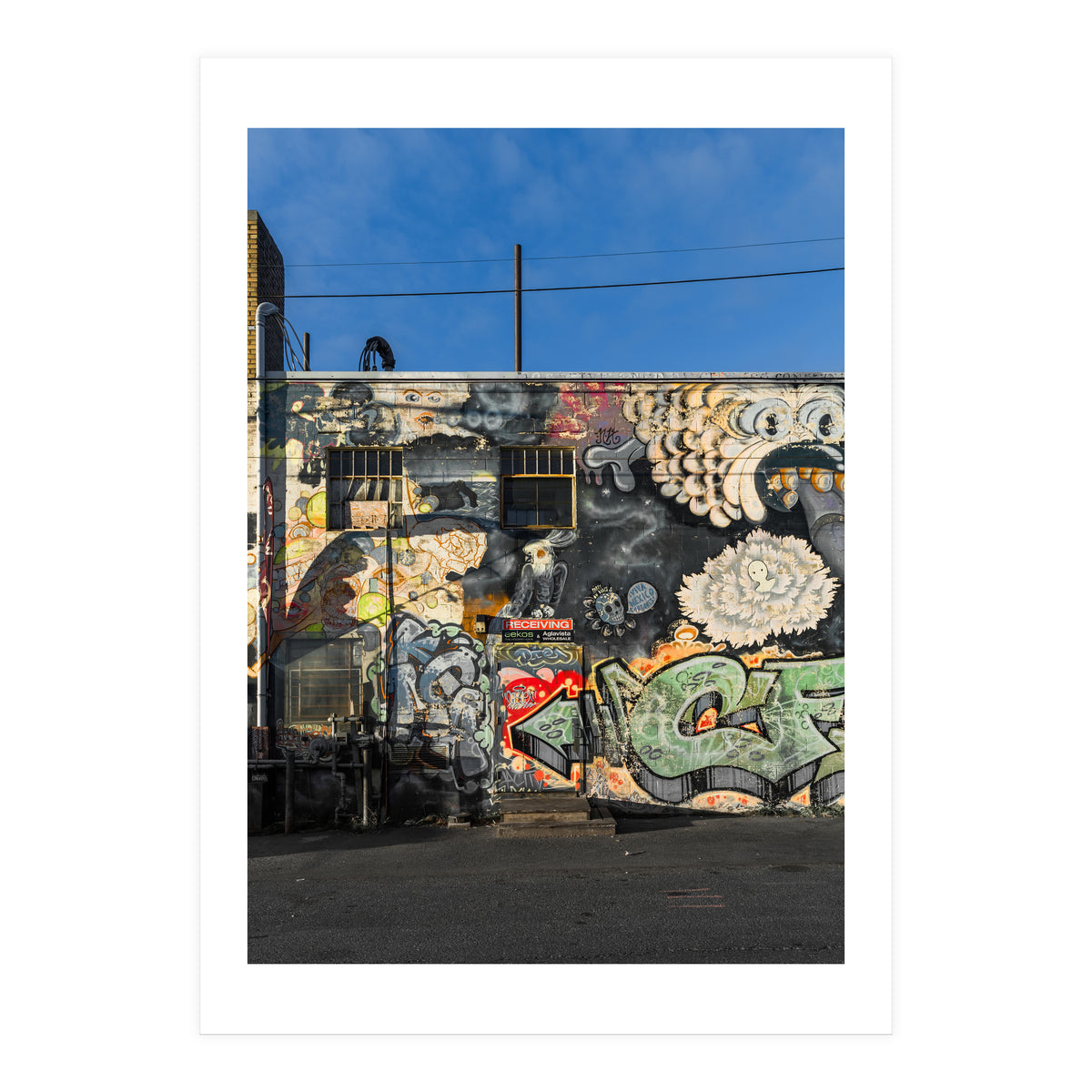 Cooke St Thunder Bay Graffiti Color Version No 2 (Print Only)