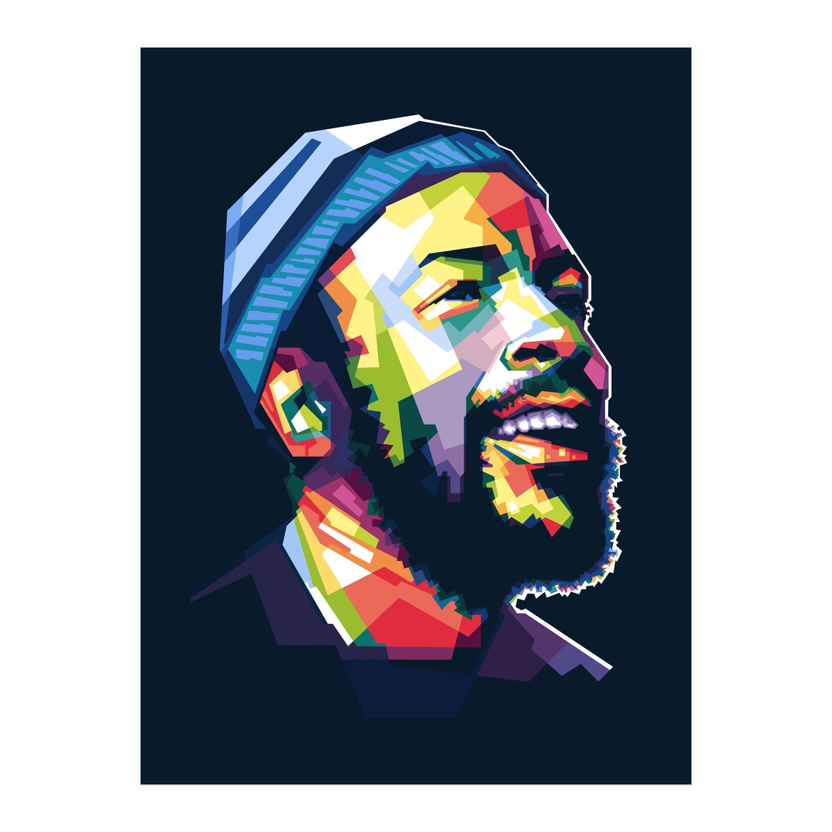 Marvin Gaye WPAP (Print Only)