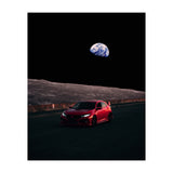 Driving Civic In The Moon (Print Only) thumbnail