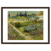 Vincent van Gogh – Garden at Arles | Vibrant Post-Impressionist Wall Art
