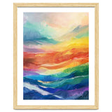 Vibrant Impasto Abstract Landscape Painting thumbnail