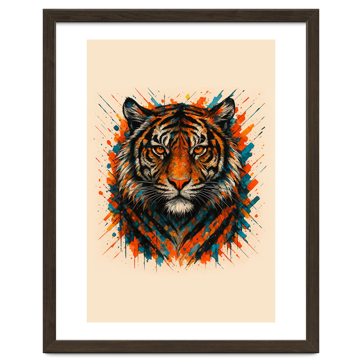 Tiger Animal Watercolor