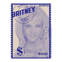 Britney Spears Stamps Art (Print Only)