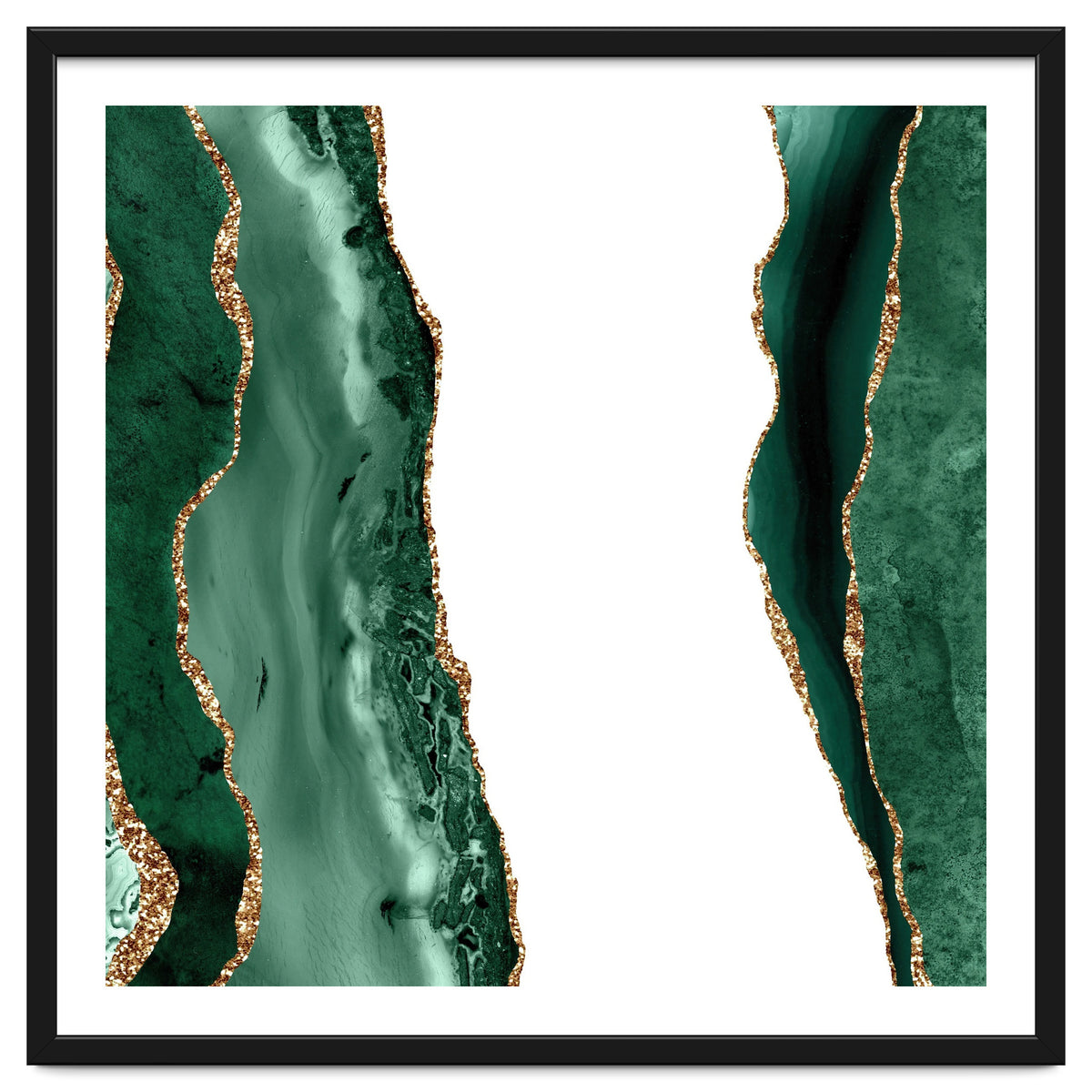 Emerald & Gold Agate Texture 14