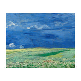 Wheatfield under Thunderclouds. Date: July 1890, Auvers-sur-Oise. Dimensions: 50.4 cm x 101.3 cm,... (Print Only) thumbnail