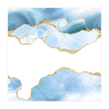 Blue & Gold Glitter Agate Texture 06  (Print Only) thumbnail