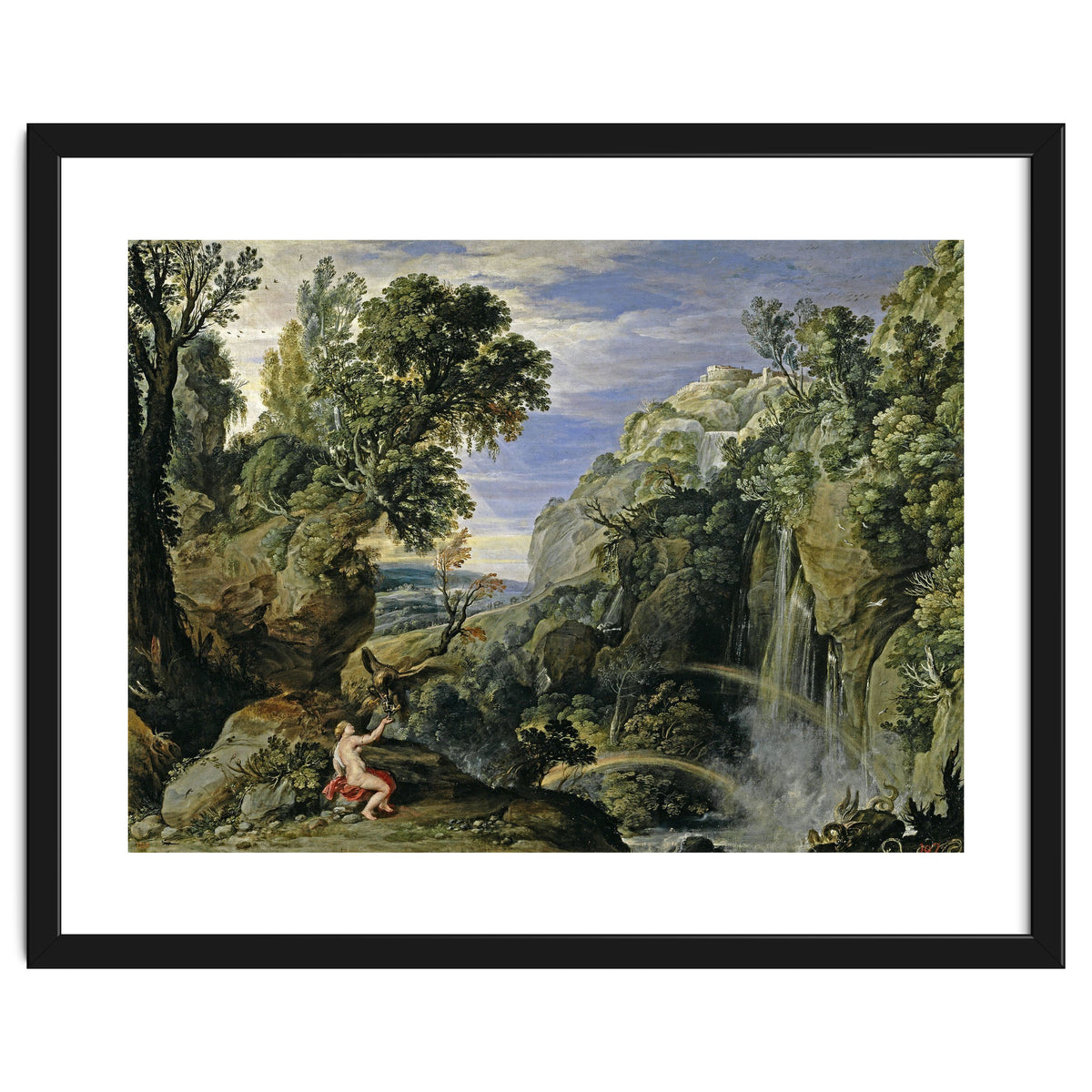 Pedro Pablo Rubens; Paul Bril / 'Landscape with Psyche and Jupiter', 1610; ca. 1630, Flemish Scho...