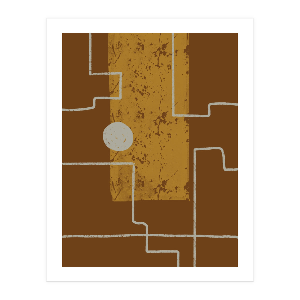 Eclipse in Barren Land (Print Only)