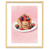 Berry Pancakes – Watercolor Breakfast Food thumbnail
