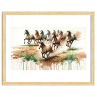 Galloping Horse Herd