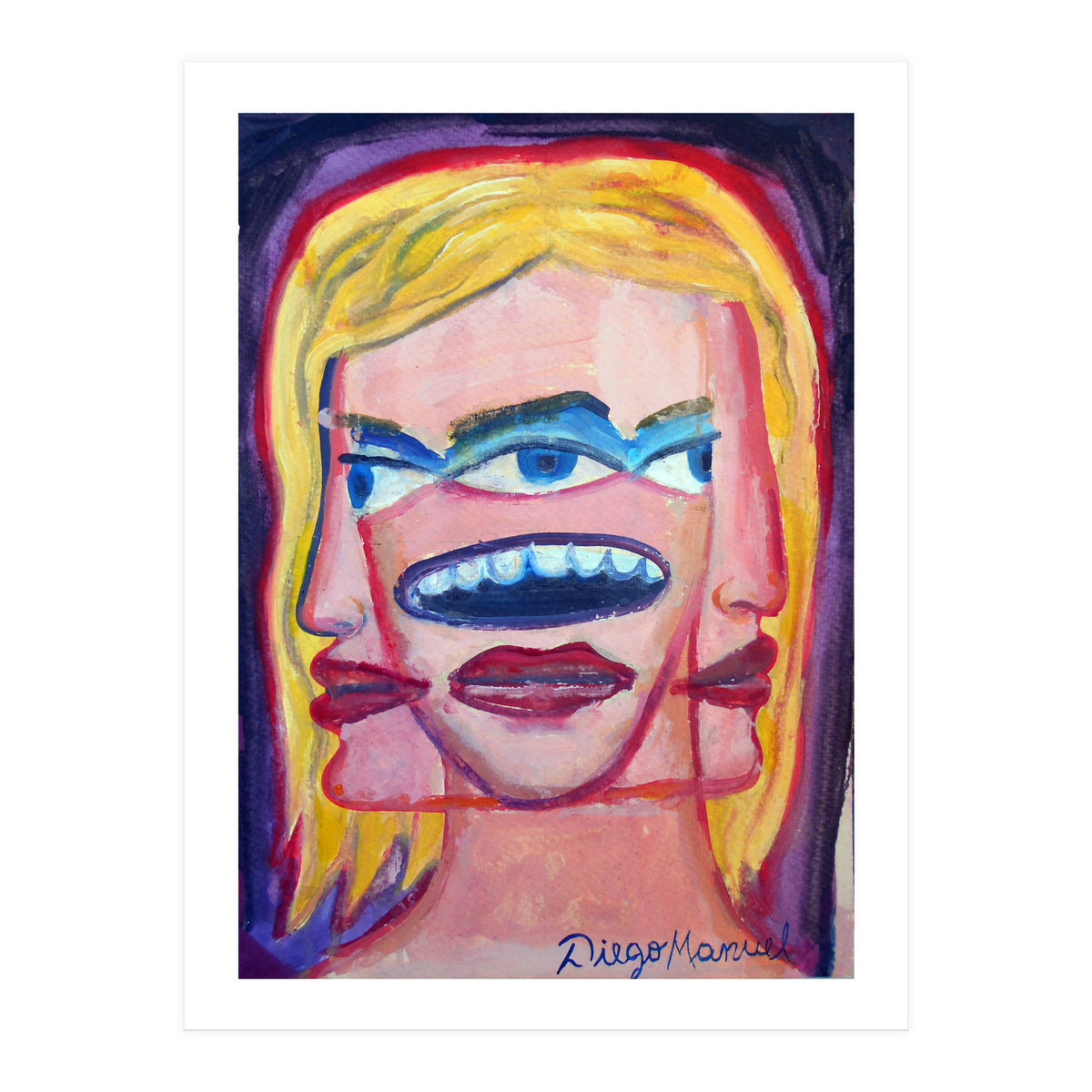 Cabeza De Mujer 13 (Print Only)