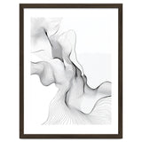 Abstract Black And White Flowing Lines thumbnail