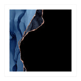 Navy & Rose Gold Agate Texture 09 (Print Only) thumbnail