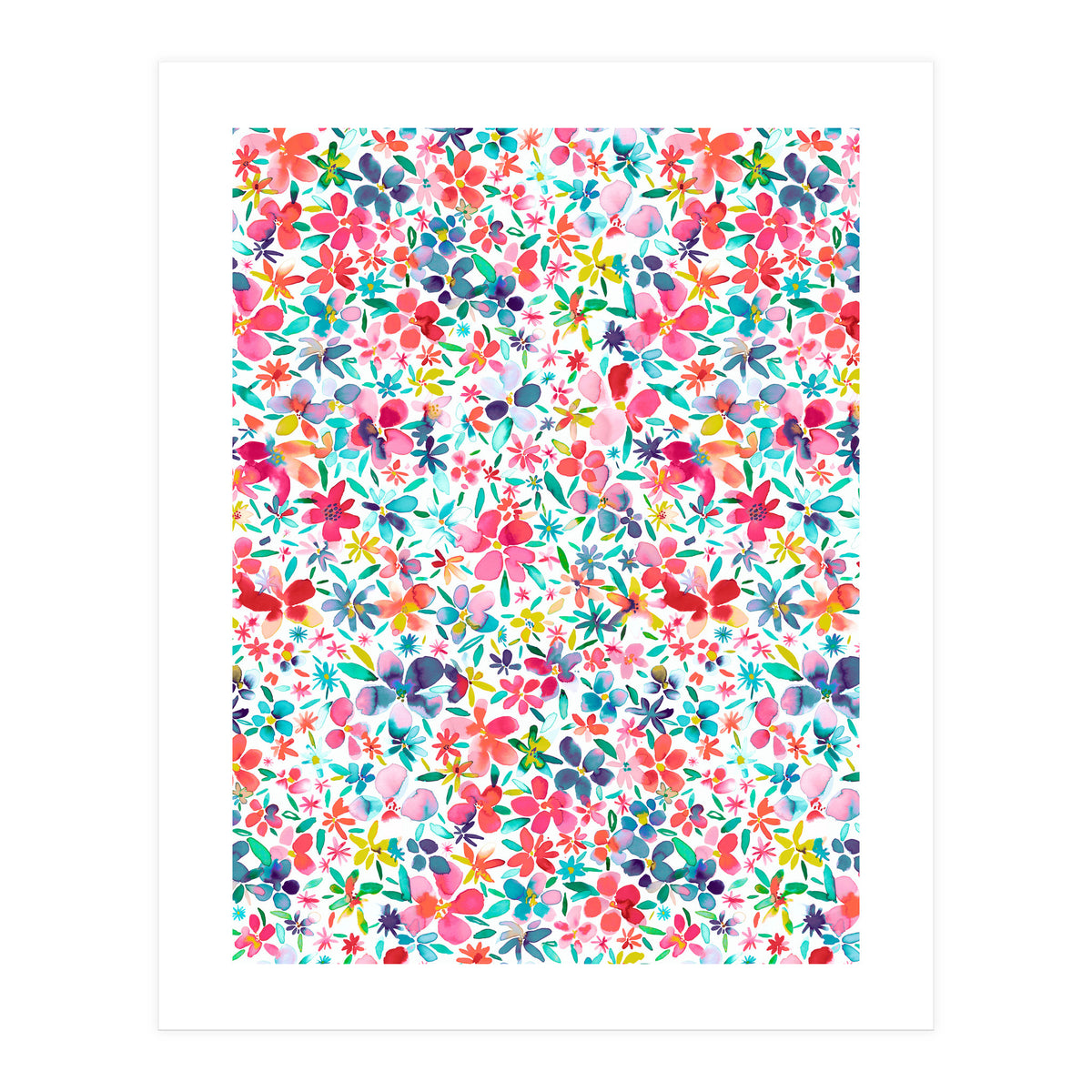 Colorful Flower Petals (Print Only)