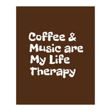 Coffee and books are my life therapy (Print Only) thumbnail