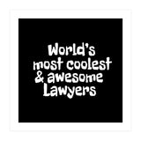 World's most coolest and awesome lawyers (Print Only) thumbnail