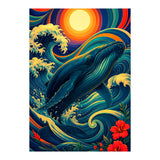 Whale Ocean Wave (Print Only) thumbnail