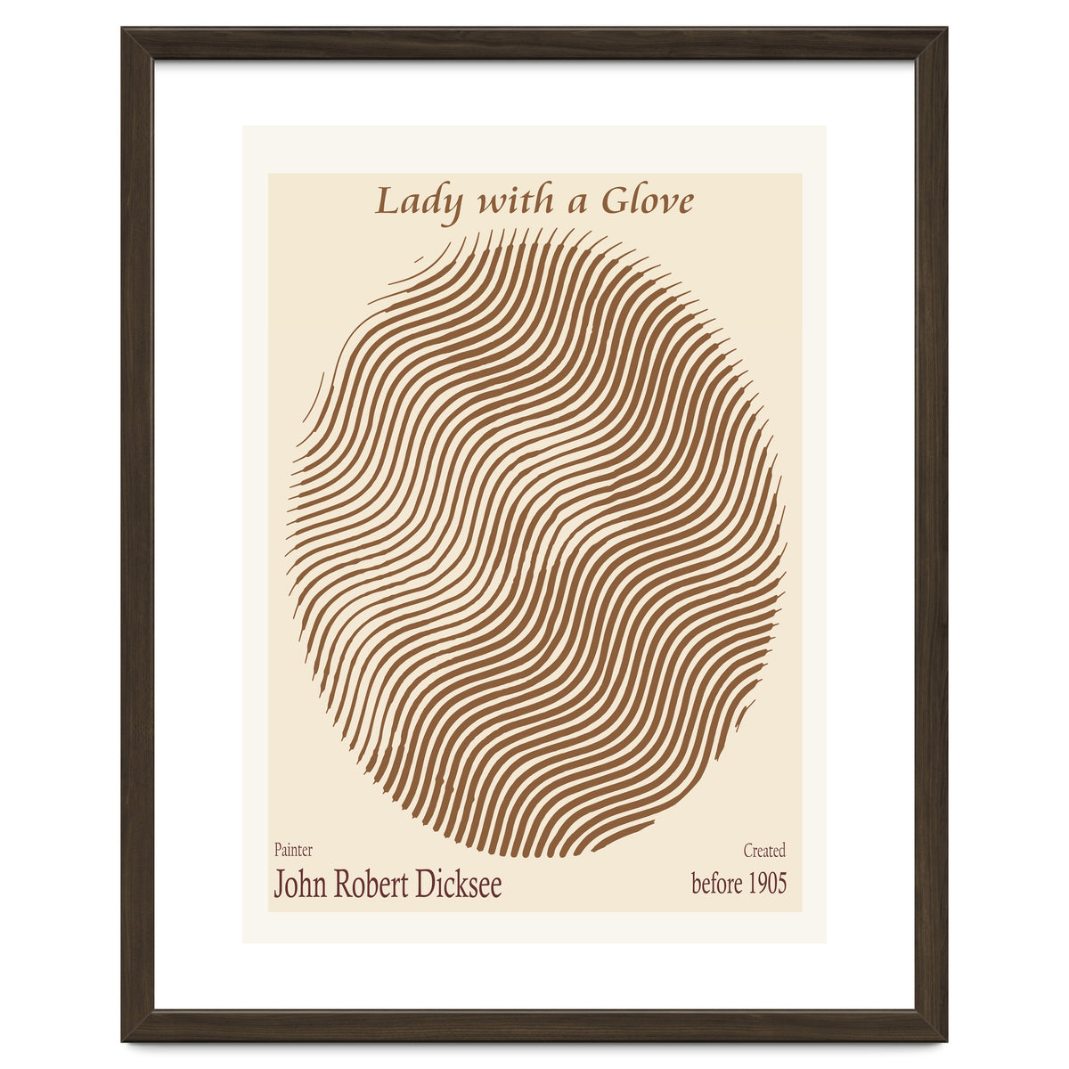 Lady With A Glove – John Robert Dicksee (before 1905)