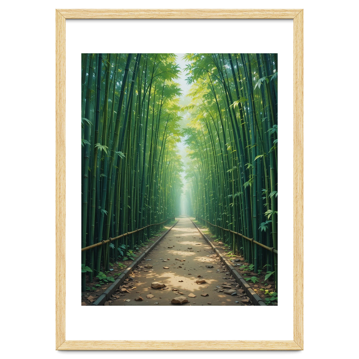 The Emerald Path: A Sun-Drenched Journey
