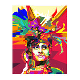 Beauty Traditional Ethnic Woman Pop Art (Print Only) thumbnail
