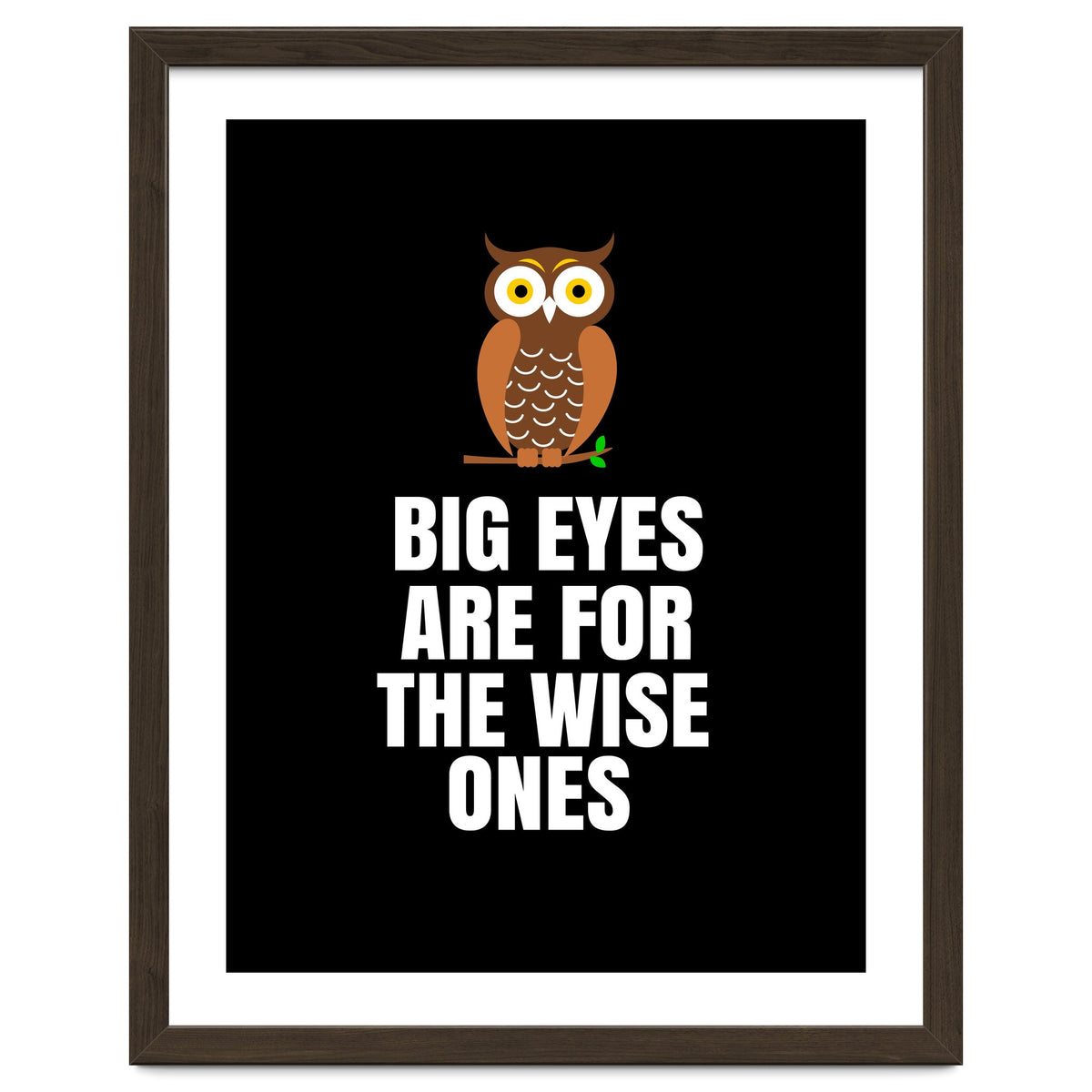Big Eyes Are For The Wise Ones