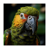 Close Up Of A Colorful Macaw Parrot Face (Print Only) thumbnail